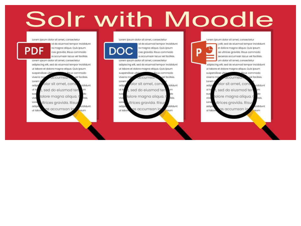 solr with moodle
